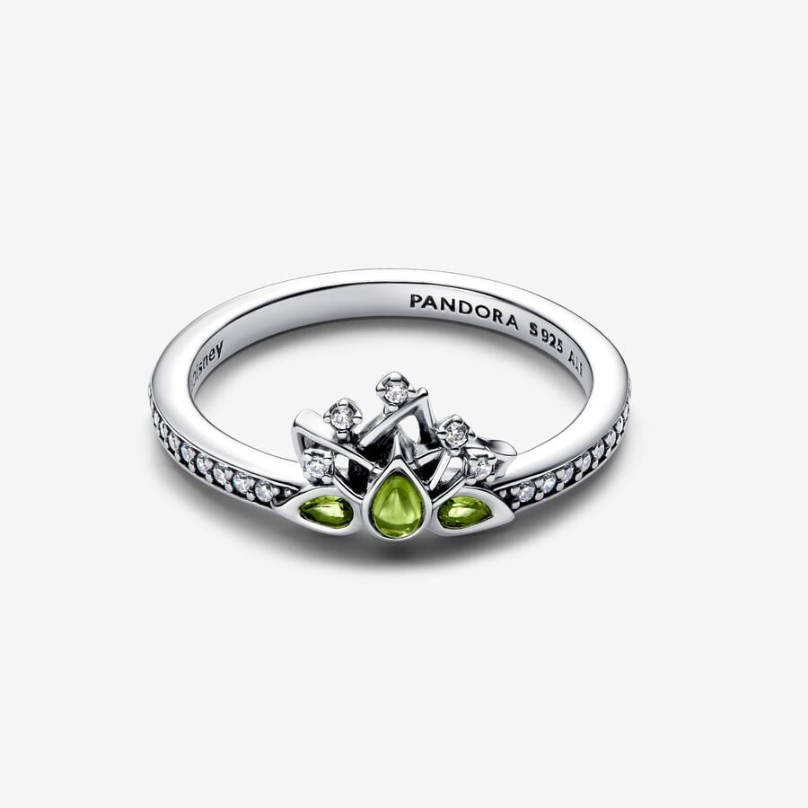Pandora Disney Princess Tiana Tiara Ring 193653C01-5 With Gift Box (6)