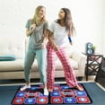 thumbnail image 4 of Dance Mat for Adults and Kids, Double User Wireless Dance Pad Game for TV, 100 In Music 60 Sensory Games Plug And Play With Remote (AV Available Converter), 4 of 6