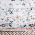 thumbnail image 4 of SAFAVIEH Martha Stewart Vanessa Medallion Machine Washable Area Rug, Sage/Light Rust, 6' x 6' Round, 4 of 11