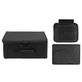 thumbnail image 2 of Fireproof Document Bag, Black Safe Combination Lock High Temperature Resistant Fireproof Document Box Silicone Fiberglass Cloth  For Office For Travel, 2 of 8