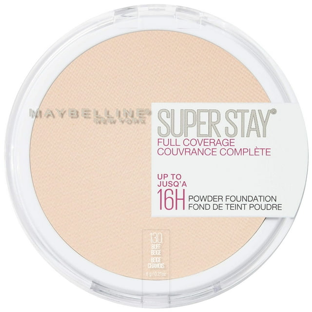 Base de maquillaje en polvo Maybelline Super Stay de cobertura total