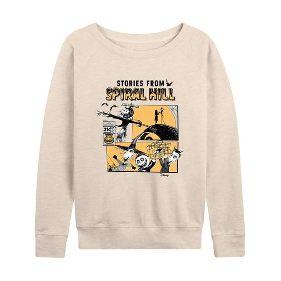 Disney - The Nightmare Before Christmas - Stories From Spiral Hill - Women's Lightweight French Terry Long Sleeve Shirt