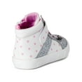 thumbnail image 4 of Wonder Nation Toddler Girls Casual Critter High Top Sneakers, Sizes 7-12, 4 of 7
