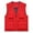 Red, variant on Puffer Vest Men Clearance Men's Quick-drying Work Fishing Vests Lightweight Safari Travel Hunting Waistcoat With Multi-Pockets Wyongtao