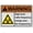 Warning Sign 3, variant on Industrial Caution Sign Restricted Area Sign (Danger Restricted area No trespassing No loitering Steep drops and rock fall hazards) 8 in" x 12 in" Indoor Outdoor Safety Warning Sign