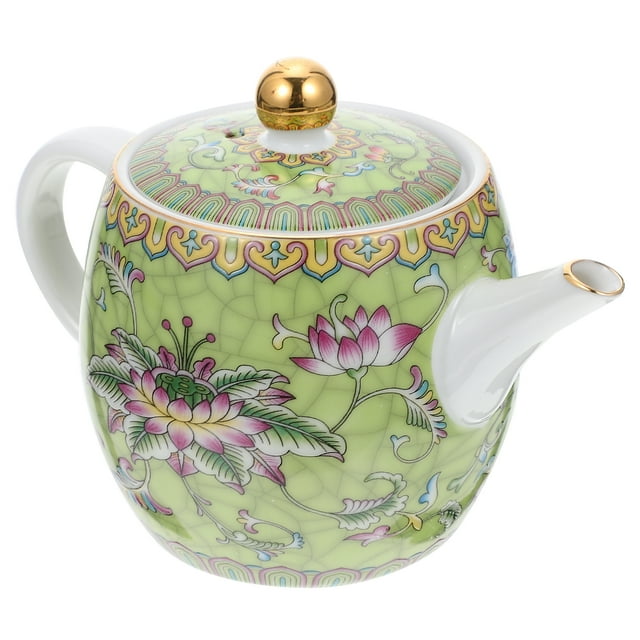 MasteelfCA Heat-resistant Ceramic Teapot Delicate Durable Tea Kettle Home Tea Maker Pot