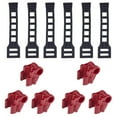 thumbnail image 3 of Ensemble de 6 Pcs Support de Voiture Bicyclette VUS Support de Coffre de Véhicule Porte-Vélo Support d'Attelage Support de Rangement Porte-Accessoires Crochets de Rechange avec Supports, Modèle B, 3 of 8