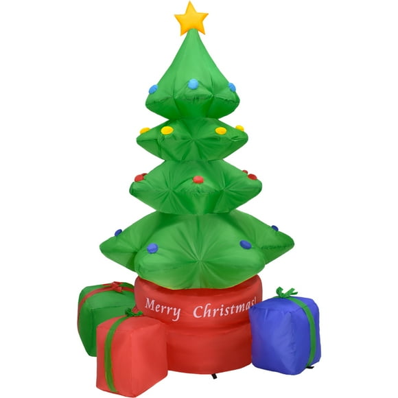 Árbol inflable Navidad Houzer Jumbo 2.2m Decoración Led