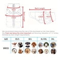 thumbnail image 3 of CNKOO Warm Dog Jacket with Reflective Chest Strap and Zipper  Adjustable Pet Winter Coat for Medium to Large Dogs  Paw Print Embroidery Design  Suitable for Cold Weather Outings, 3 of 6