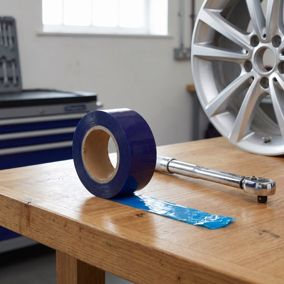 Tineasur Tire Installation Rim Protection Tape PE Blue 1 Roll