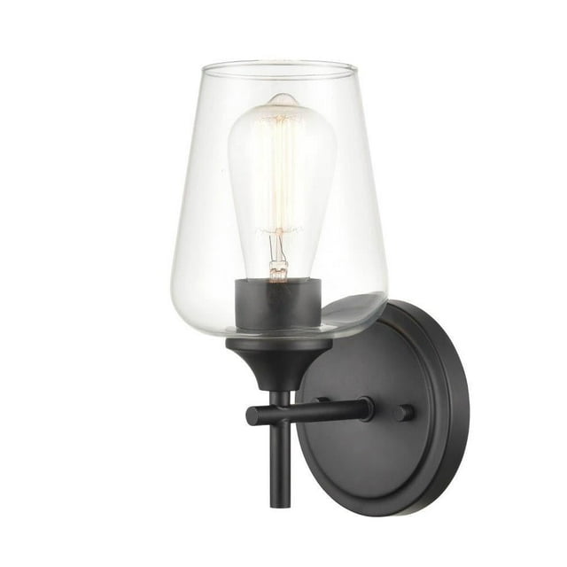 Millennium Lighting Ashford Collection Transitional One Light Matte Black Wall Sconce