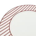 thumbnail image 4 of Holiday Time Christmas Red Stripe Ceramic Dinner Plate, 10.5-inch, Festive Dinnerware, 1 Piece, 4 of 6