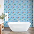 thumbnail image 6 of Ambesonne Space Peel & Stick Wallpaper for Home, Colorful Galactic Elements, 13"x36", Pale Blue and Multicolor, 6 of 6