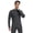 260gsm Heather Grey, variant on Woolcano Men's 100% Merino Wool Thermal Base Layer Top, 260 GSM Long Sleeve Shirt for Hiking, Skiing and Cold Weather Activities
