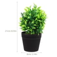 thumbnail image 2 of Milisten Plantas De Plástico Decorativas Con Hojas Para Y Ventana En Casa, 2 of 8