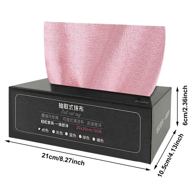 Dishcloths For Kitchen Thickened Water-Washable Disposable Pull-Out Cloth 1 Count