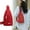 Red, variant on Clearance Under $5! Rvasteizo Fashionable Embroidery Diamond Shoulder Crossbody Bag Large Capacity Watertight Backpack With Data Hole