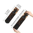 thumbnail image 2 of Salouo Steampunk Cowboy Cat Pattern Unisex Middle Tube Socks,Middle-Finger Knee High Socks Over The Calf Tube Stocking Crew Stockings for Women and Men Tube Socks, 2 of 8