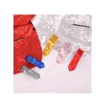 thumbnail image 6 of INSPIRE CHIC Men's Sequins Tie Self Tie Neck Shine Party Costume Tie Rose Red One Size, 6 of 6