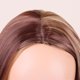 thumbnail image 5 of Peluca Femenina Cobertura Completa de Cabeza Moda Degradado Rubia Corta Lisa Cabello Peluca con Botón Interno, 5 of 10