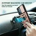 thumbnail image 7 of Case for Oneplus Nord N200 5G 2021, Allytech Heavy Duty Shockproof Anti-Drop Defender Magnetic Stand Car Mount Holder Rotating Ring Kickstand Holder Camera Lens Slide Protective Case, Rosegold, 7 of 7
