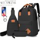 thumbnail image 2 of Mochila Shendy Vendy Backpack Impermeable Set De 3pzs Con Riñonera Y Puerto Usb, 2 of 6