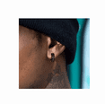 thumbnail image 5 of 6 Pares Aretes Con Piercing Pendientes Runas Vikingas Hombre Negro, 5 of 5