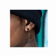 thumbnail image 5 of 6 Pares Aretes Con Piercing Pendientes Runas Vikingas Hombre Negro, 5 of 5