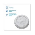 thumbnail image 3 of Dome Drink-Thru Lids Fits 12 oz and 16 oz Paper Hot Cups, White, 100/Pack, 3 of 7