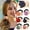 multicolor, variant on Rubber Ponytail Pearl Hair Scrunchies Hairbands with Rhinestones for Girls - Elegant Flower Accessories for Hair Care