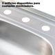thumbnail image 4 of Fregadero para Cocina con Escurridero Derecho de Acero Inoxidable Satinado, Mezcladora Premium con Dos Tipos de Chorro y Cuello Extensible. Incluye Accesorios de Instalación, 4 of 11