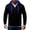 A160 Black, variant on Trikvn Men's Casual Full Zip Hoodie with Drawstring Long Sleeve Sweatshirt Jacket Outerwear with Front Pockets Comfortable Sportswear for Running Fitness Daily Wear