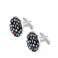 thumbnail image 2 of Baseball Men's Stainless Steel Cufflinks for Versatile Style - for Dress Shirts and Suits - Elegant Silver Jewelry for Any Occasion, 2 of 6