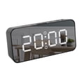 thumbnail image 4 of Espejo Con Alarma Led, Reloj De Mesa Con Repetición, Termómetro Digital De Escritorio Electrónico, Retroiluminación Automática, Herramientas Multifuncionales Grandes sonducket HA028090-01, 4 of 7