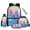 Axolotl Galaxy, variant on Galaxy Axolotl Backpack with Lunch Box, Water Bottle Pouch, Pencil Case & Keychain, Cute Aesthetic Kids Backpack for Girls 6-10, 2nd-3rd Grade, 5-Piece School Bag Set, Back to School