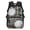 Camouflage Golf US Flag, variant on Adjustable Strap Backpack for School Work, Polyester Fabric Smooth Zipper School Bag, Rainbow Ocean