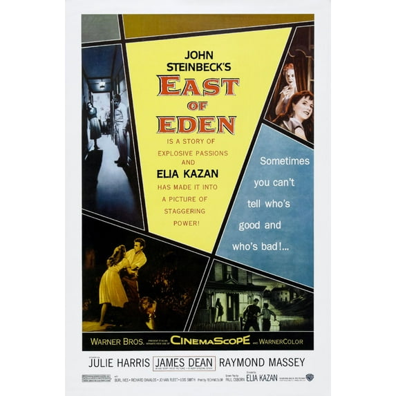 East Of Eden Movie Poster Reprint 27inx40in for any room 27x40 Multi-Color Square Adults Poster Time
