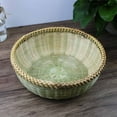 thumbnail image 3 of Handwoven Bamboo Fruit Basket,Natural Reusable Storage for Vegetables,Snacks,Lightweight Wicker Design for Kitchen Countertop,Picnic Restaurant,Vintage Rattan Organizer Decorative Gift Basket, 3 of 3