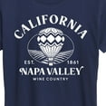 thumbnail image 3 of Instant Message - California Napa Valley Hot Air Balloon - Women's Short Sleeve Graphic T-Shirt, 3 of 6