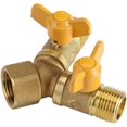 thumbnail image 4 of 2 Way Tap Connector Adapter Hose Splitter To Split 1/2in Brass Taps Garden Watering Accessory, 4 of 4