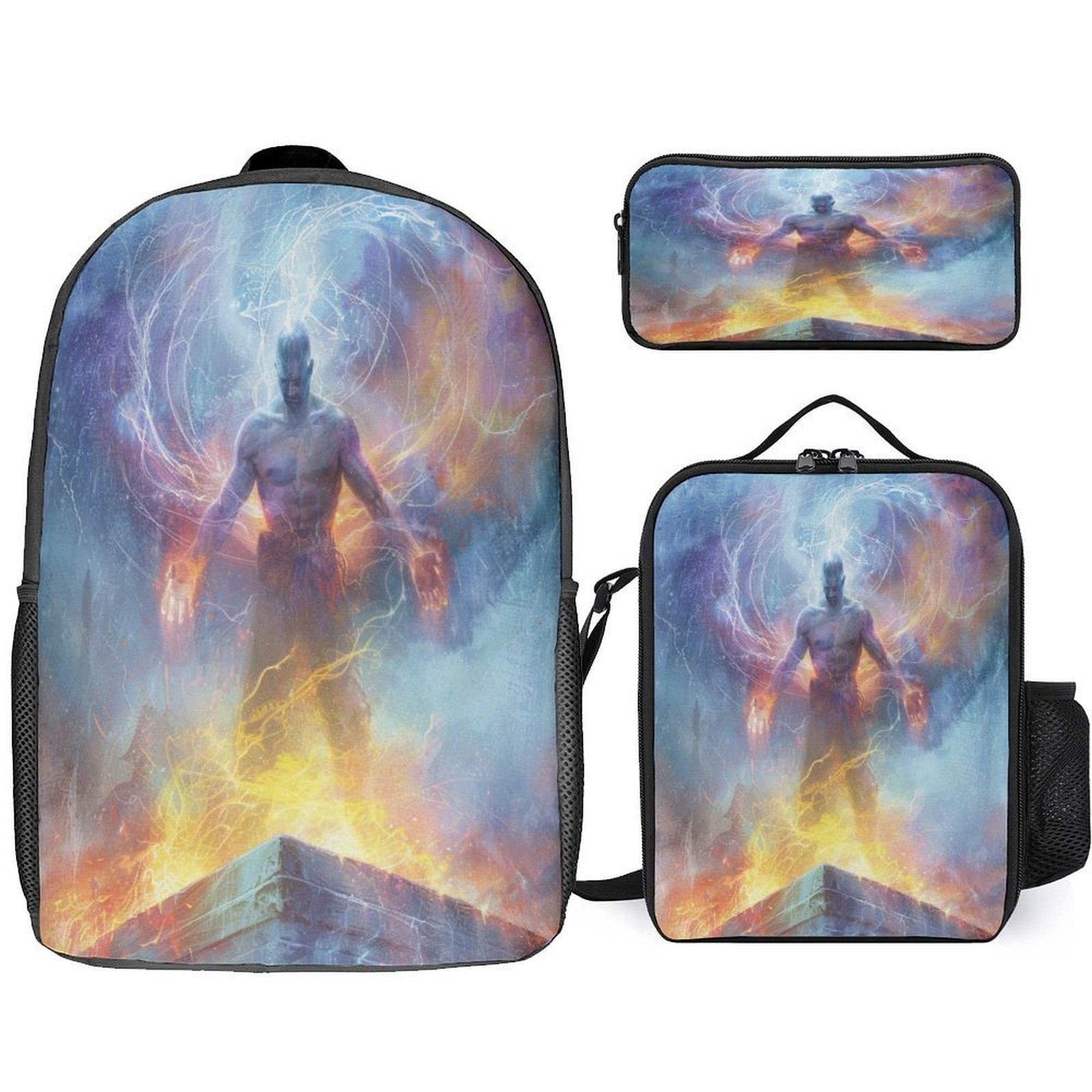 Dragon Ball Z Backpack Lunch Box Drawstring Bag Keychain Pencil