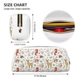 thumbnail image 3 of Uemuo Cute Little Animals Printed Leather Pencil Case, Pencil Pouch, Portable Pencil Bag, Pen Case for& Office, 3 of 7