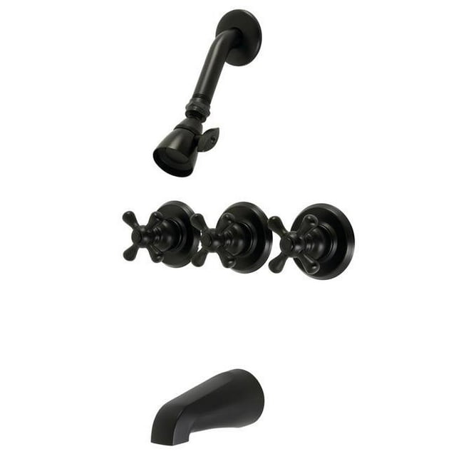 Kingston Brass KB230AX Victorian Tub & Shower Faucet, Matte Black