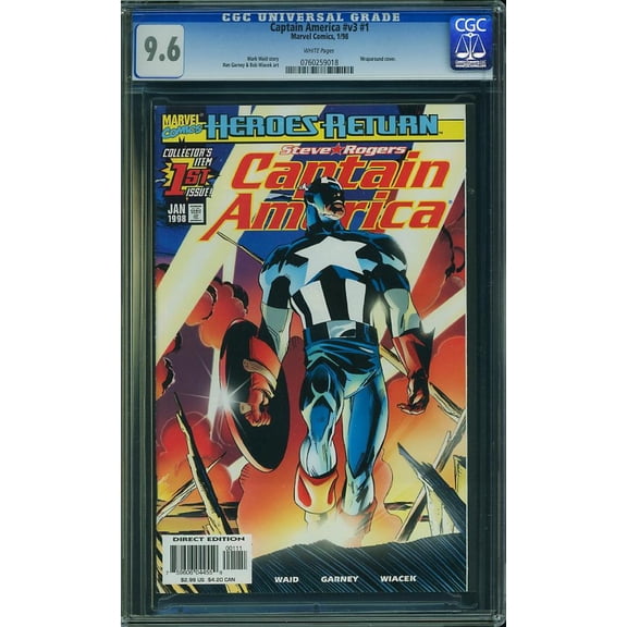 Captain America #1 - CGC 9.6 Comic Book