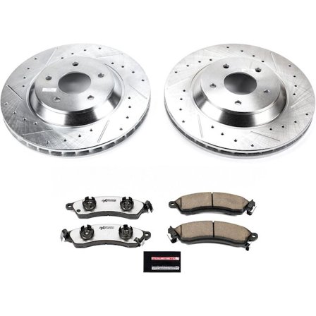 Front Brake Pad and Rotor Kit - Compatible with 1988 - 1996 Chevy Corvette 1989 1990 1991 1992 1993 1994 1995