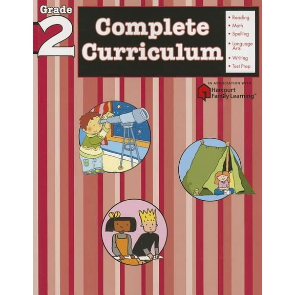 Flash Kids Harcourt Family Learning: Complete Curriculum, Grade 2 (Paperback)