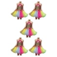 thumbnail image 1 of Minnieouse Vestido de baile de ballet Niñas Trajes de tutú de malla Ropa de baile Ropa bordada Muñequera para equipo de bailarina 140 cm Type2 NO2, 1 of 3
