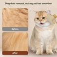 thumbnail image 4 of Zenbrush Cat Comb, Self-Cleaning Pet Comb Grooming Brush, Cat Dog Pet Grooming Brush for Massaging and Cleaning Hairs (Green+Yellow), 4 of 7
