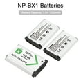 thumbnail image 4 of NP-BX1 Battery 3-Slot with Indicators + 3pcs NP-BX1 Batteries 3. 1350mAh with USB Charging Cable Replacement for Sony DSC-RX100DSC-RX100 IIDSC-RX100M IIDSC-RX100 IIIDSC-RX100 /DSC-RX100 V, 4 of 6