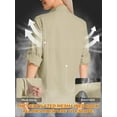 thumbnail image 4 of POENTAB Long Sleeve Shirts for Women Casual Button Down Hiking Fishing Gardening Shirt UPF 50+ UV Sun Protection Summer Fall Tops, 4 of 7